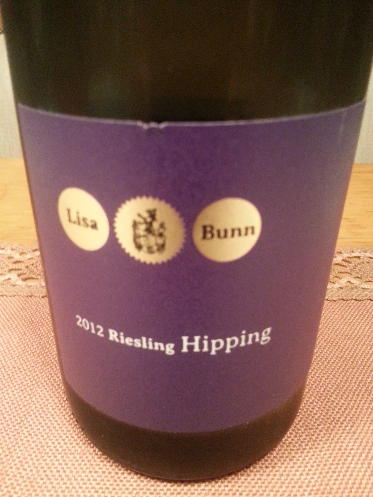 2012 Riesling Hipping | Bunn