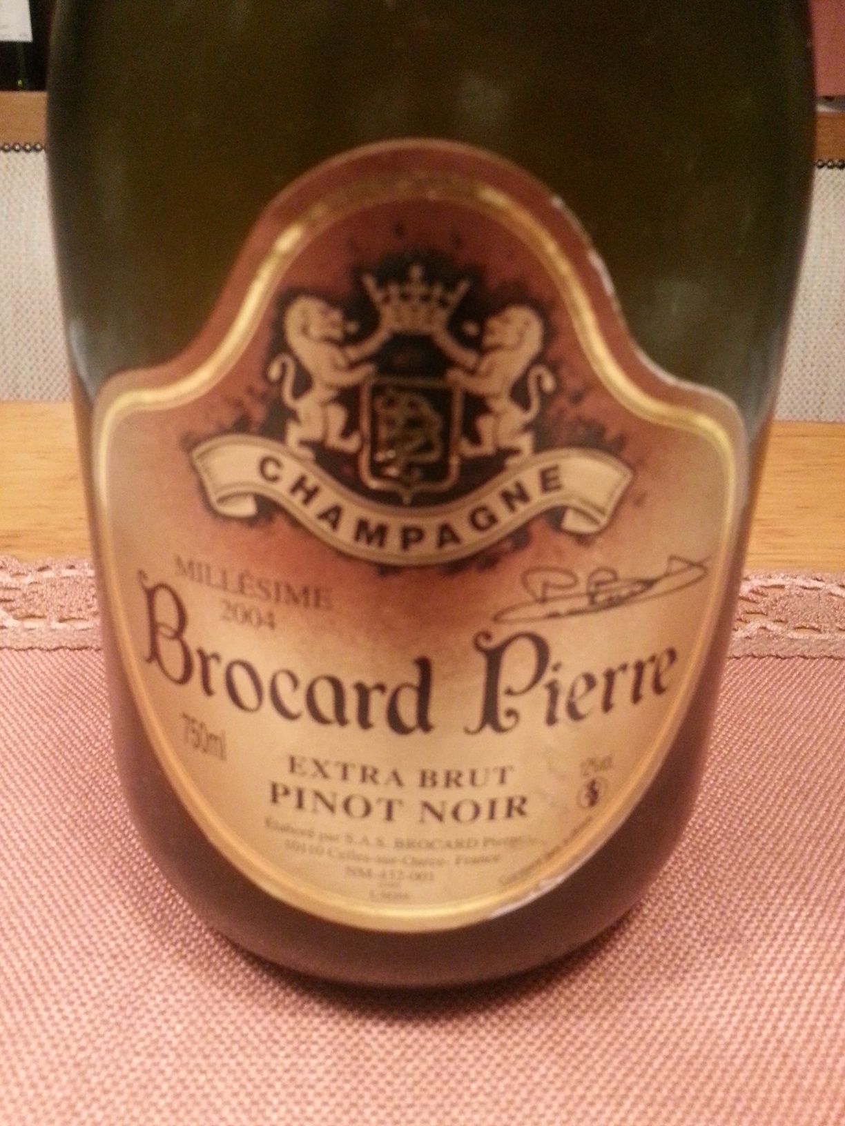 2004 Champagne Blanc de Noirs extra brut | Brocard
