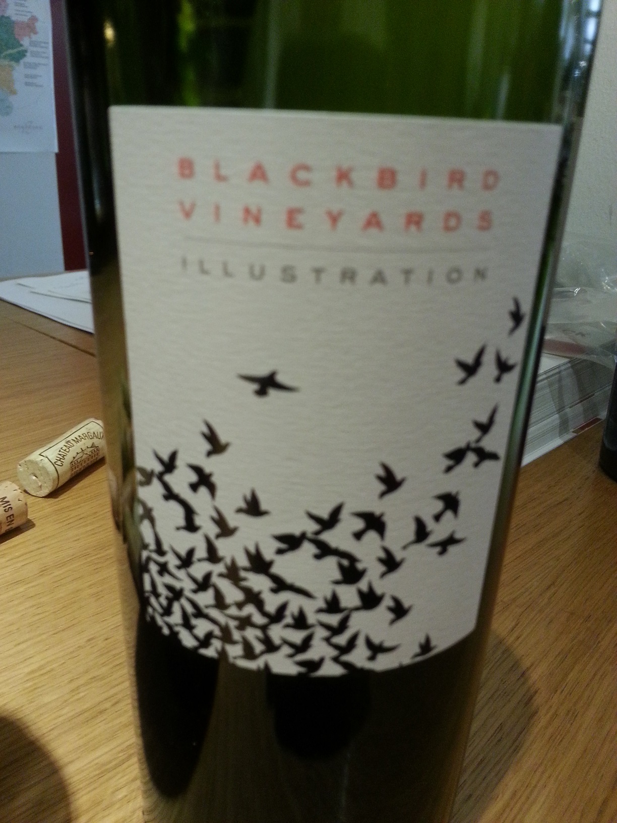 2009 Illustration | Blackbird Vineyards