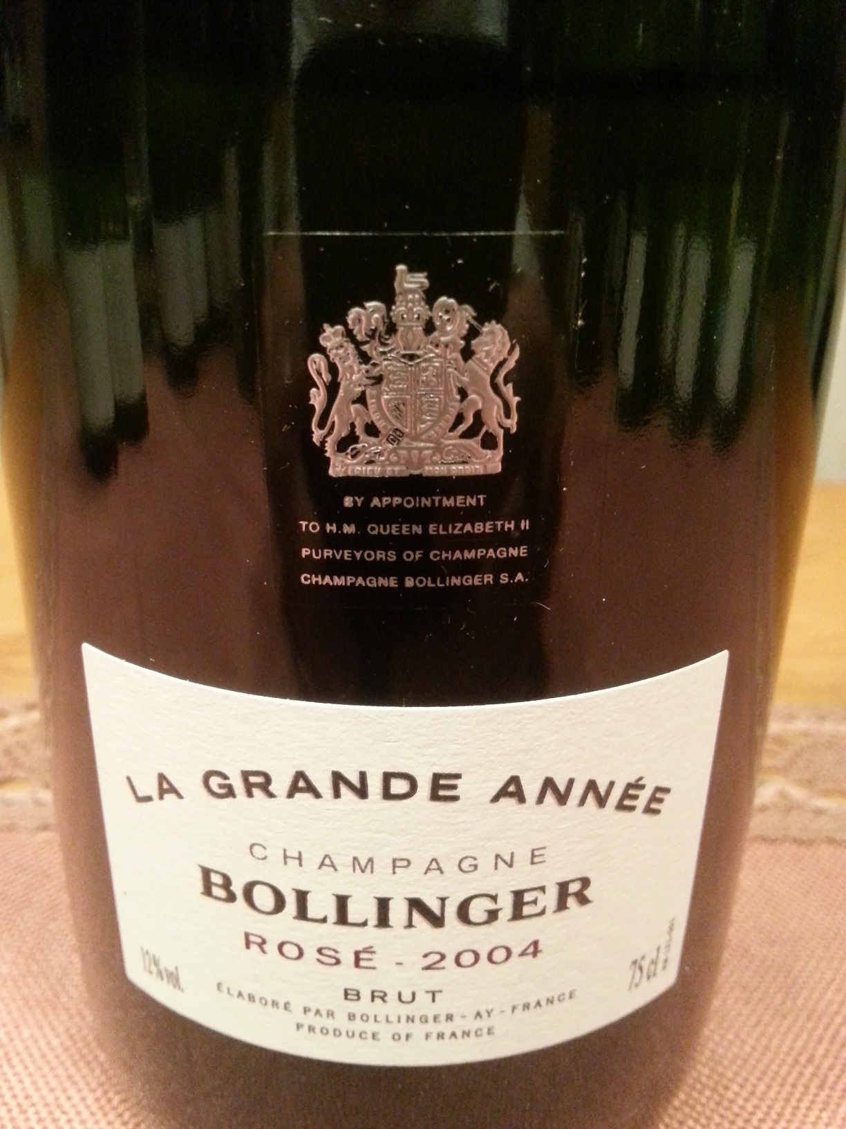 2004 Champagne La Grande Année Rosé | Bollinger