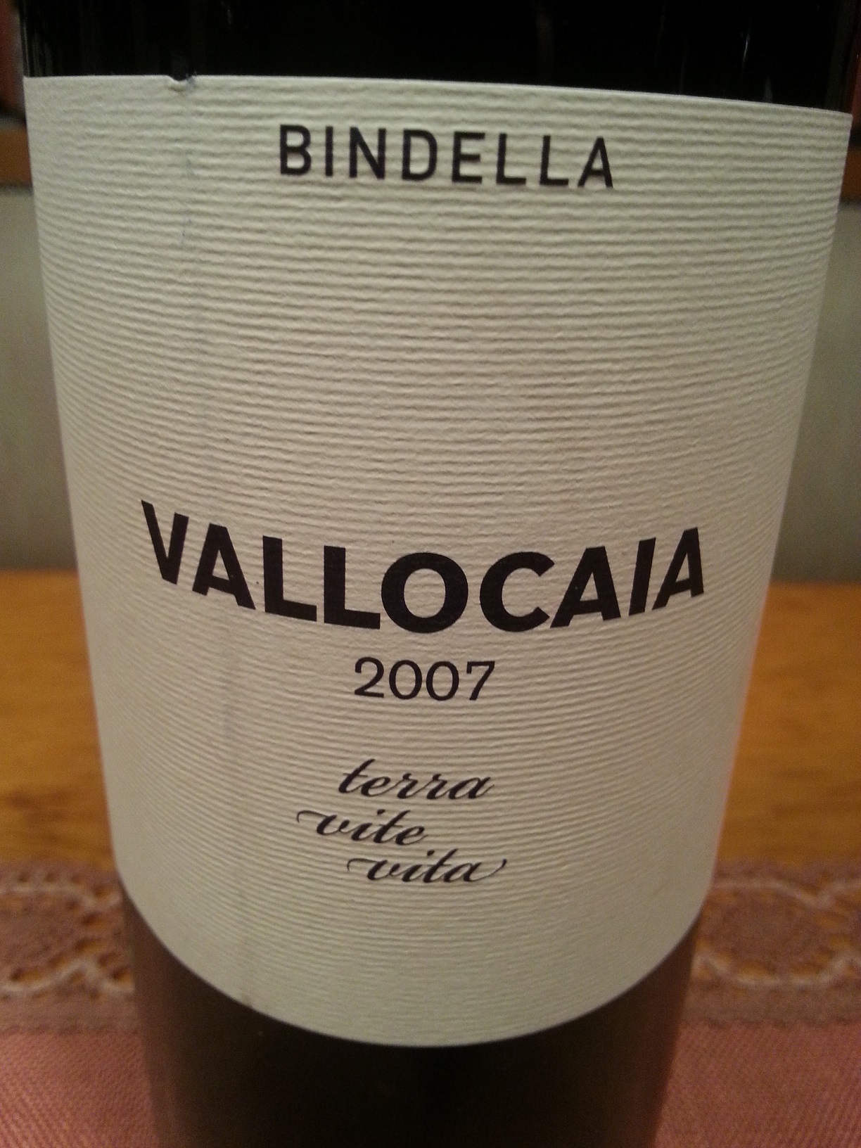 2007 Vallocaia | Bindella