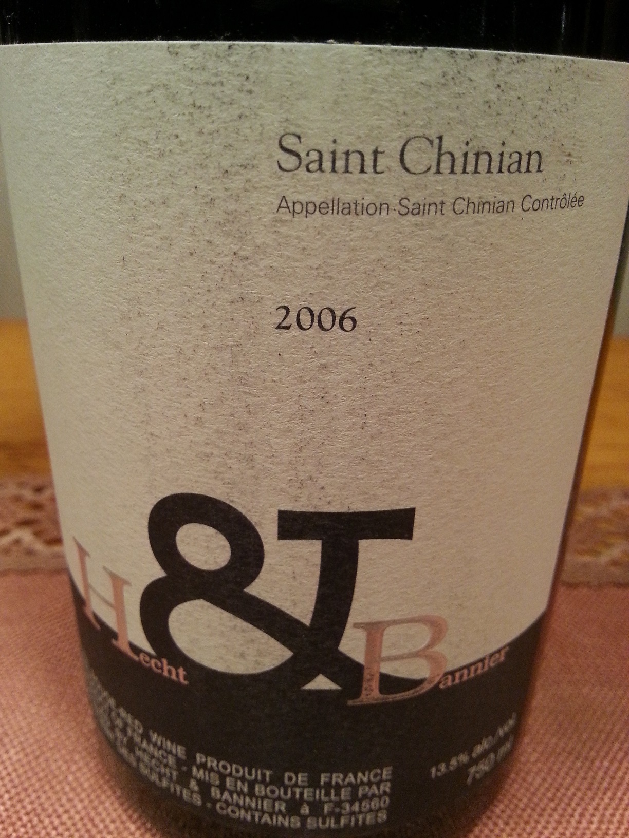 2006 Saint Chinian | Hecht&Bannier