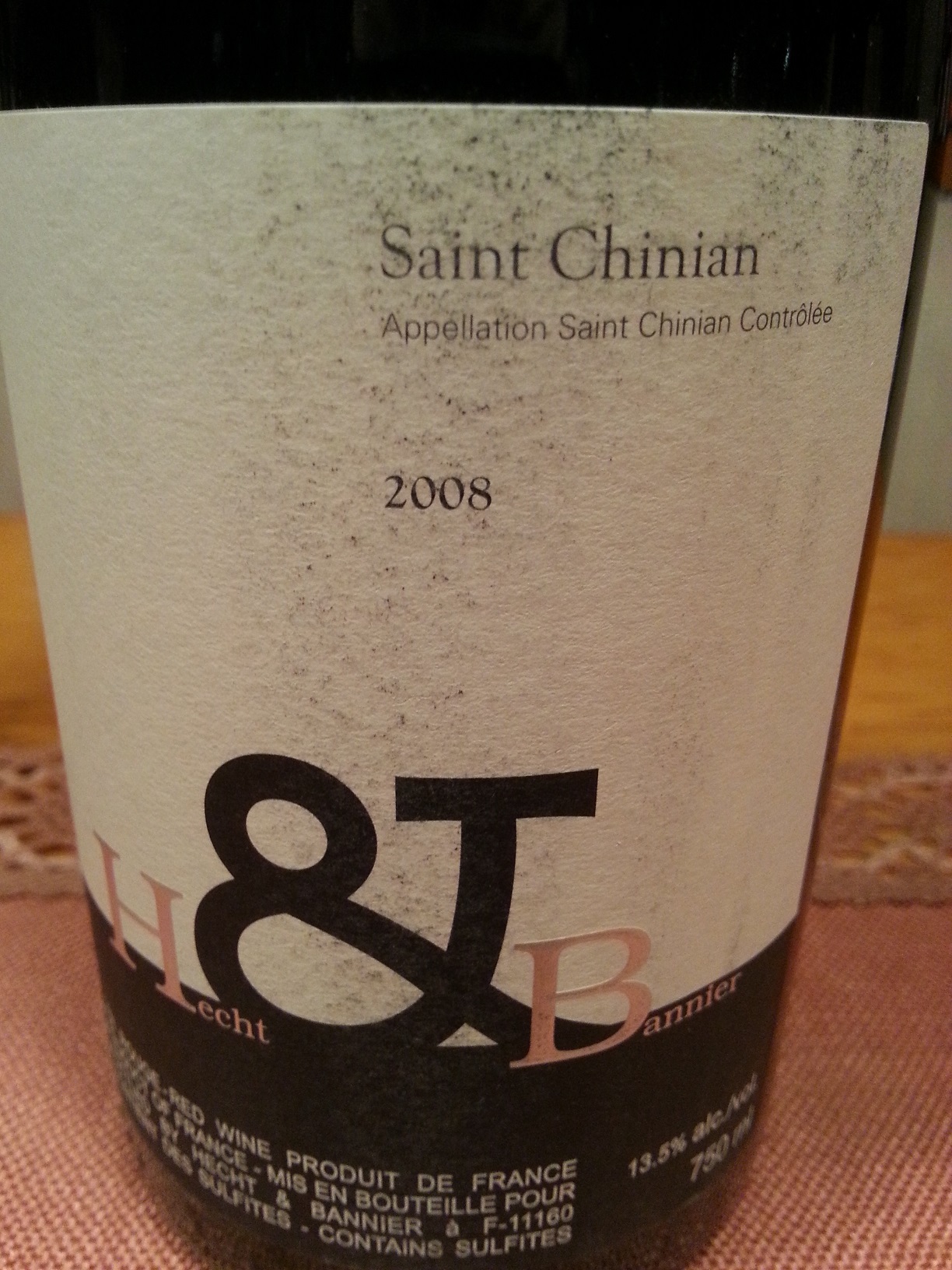 2008 Saint Chinian | Hecht&Bannier