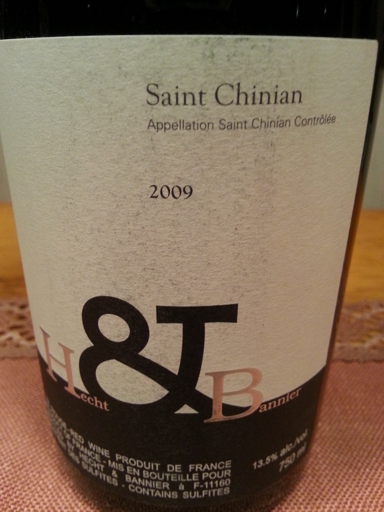 2009 Saint Chinian | Hecht&Bannier