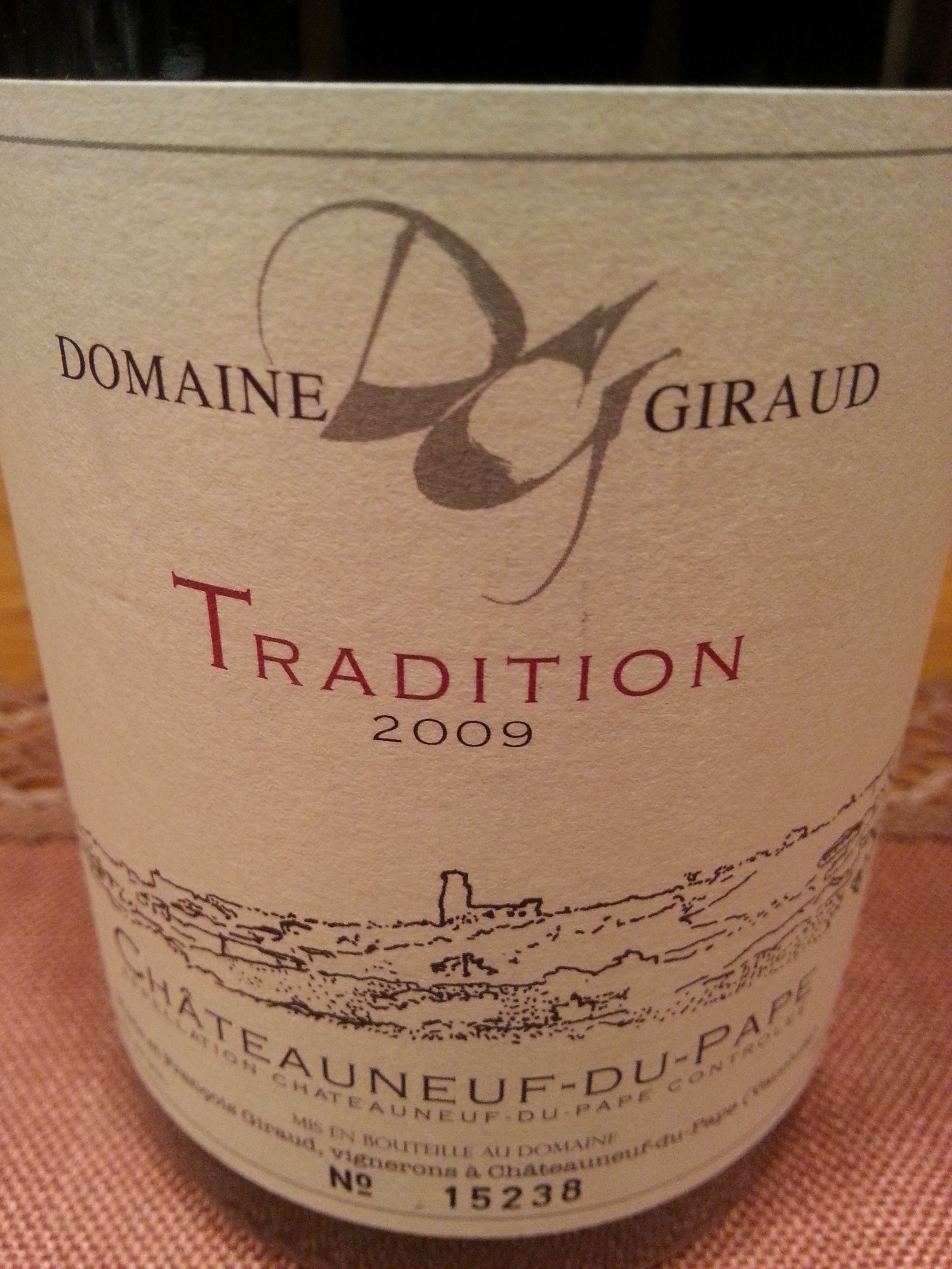 2009 Châteauneuf-du-Pape Tradition | Giraud