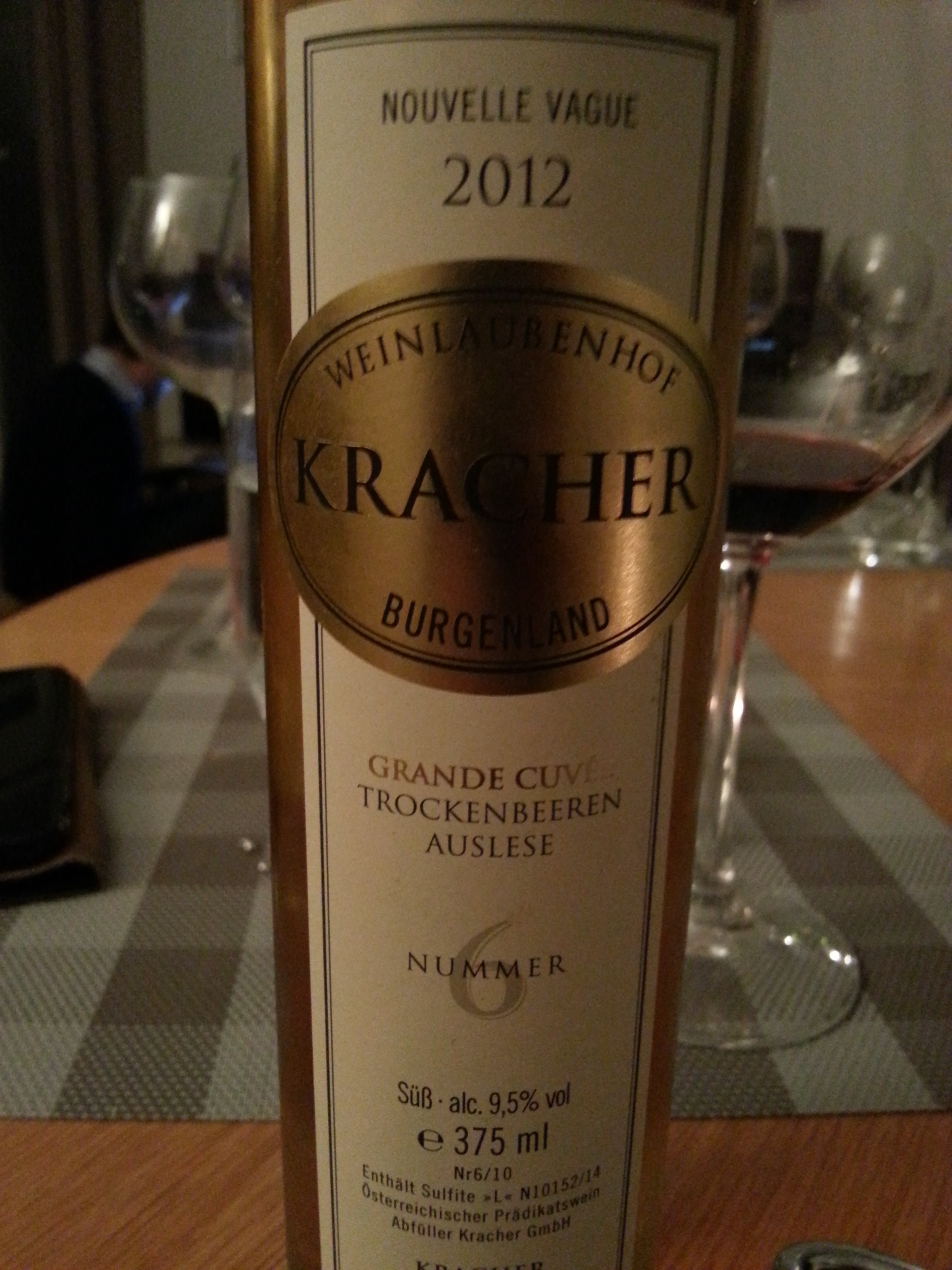 2012 Grande Cuvée TBA No. 6 | Kracher