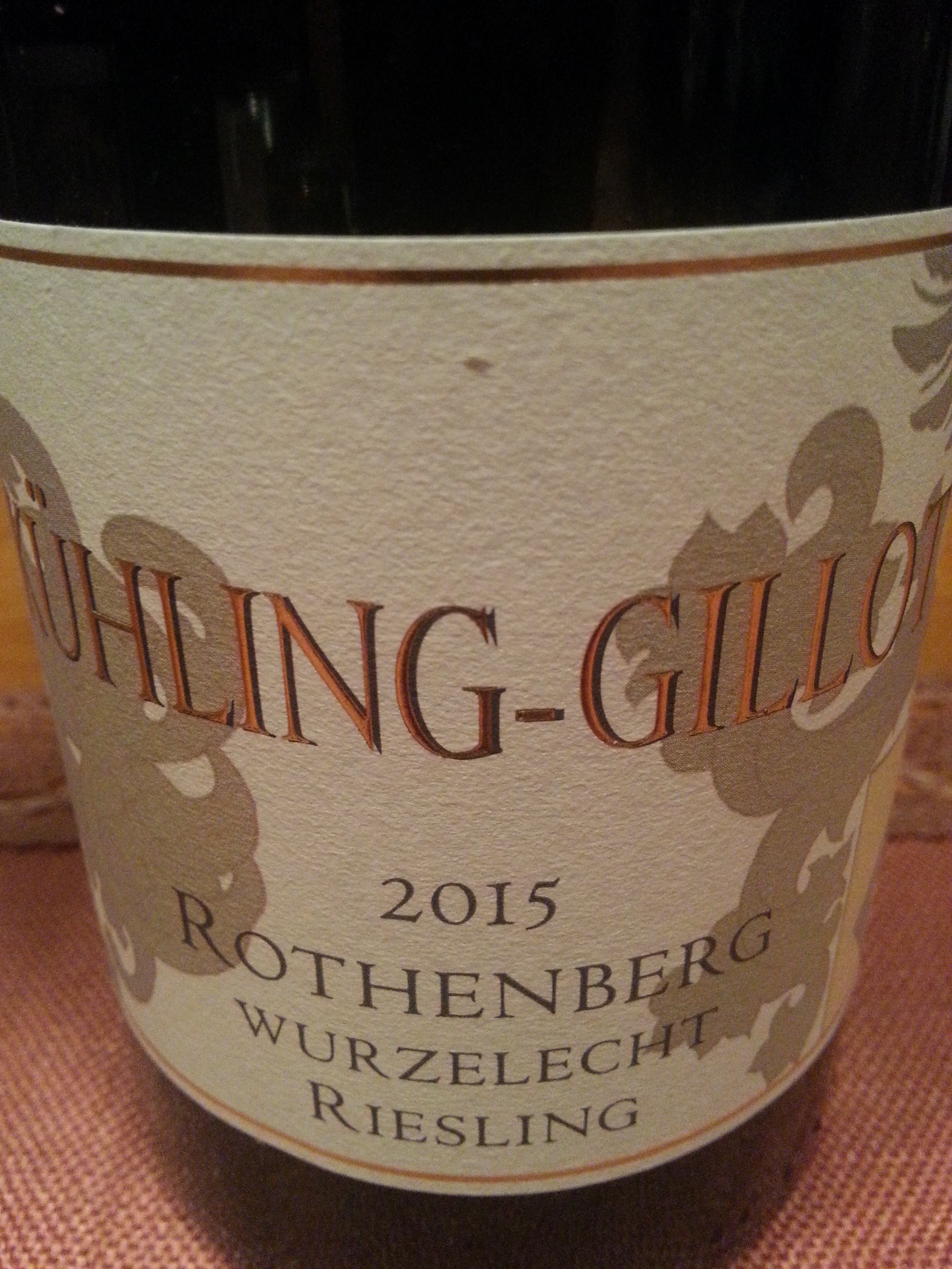 2015 Riesling Rothenberg Wurzelecht GG | Kühling-Gillot