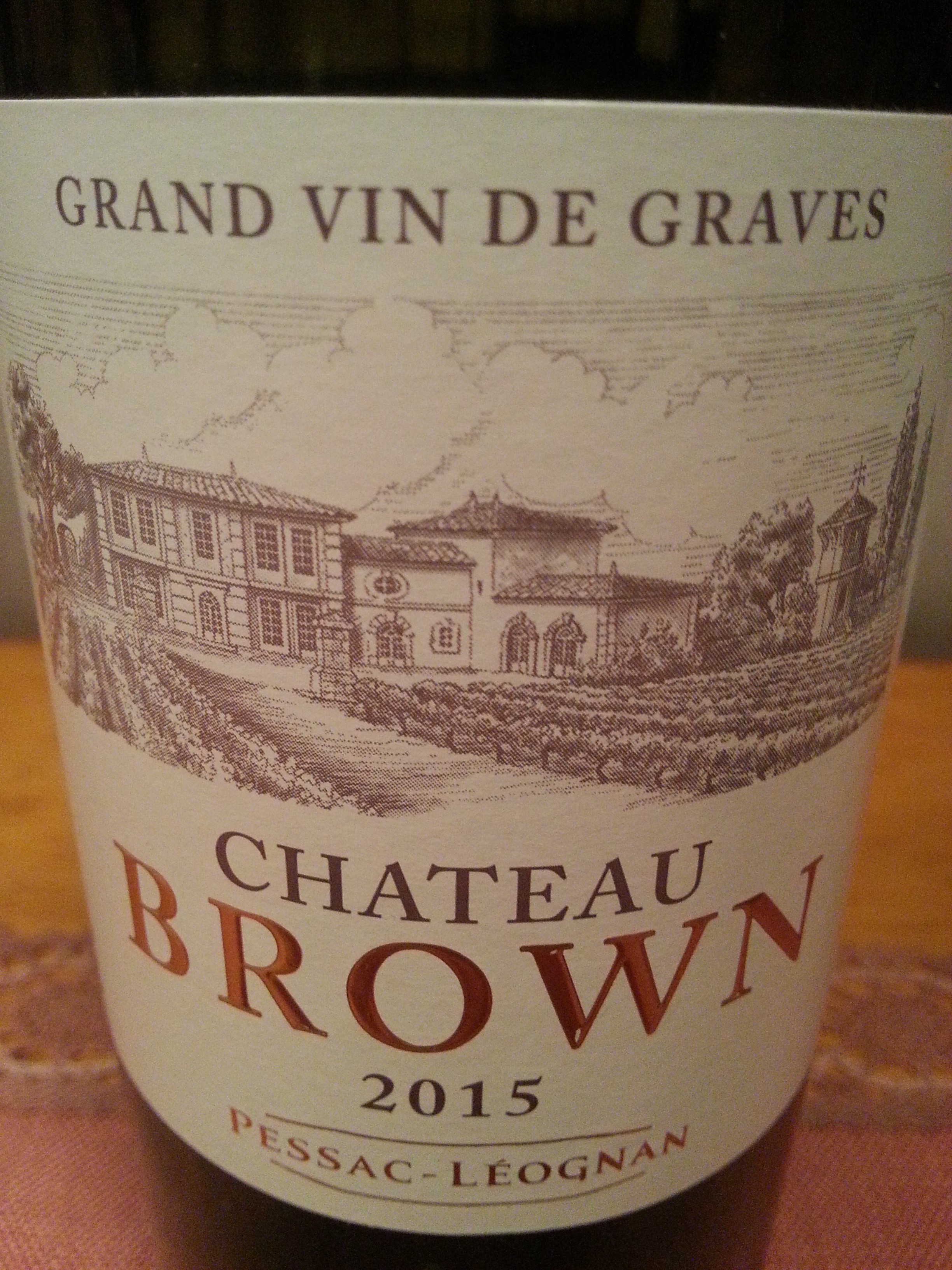 2015 Château Brown blanc | Château Brown