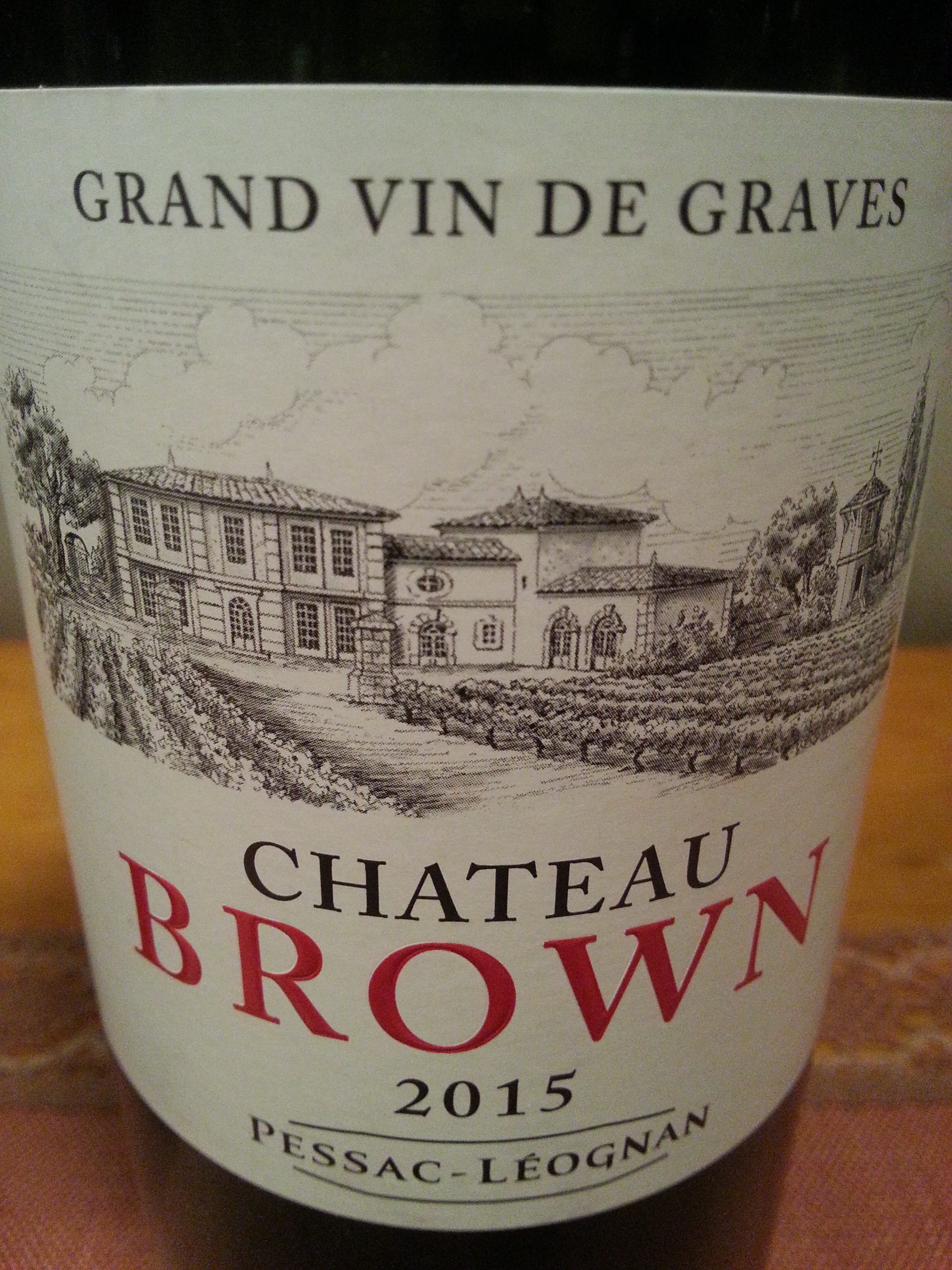 2015 Château Brown rouge | Château Brown
