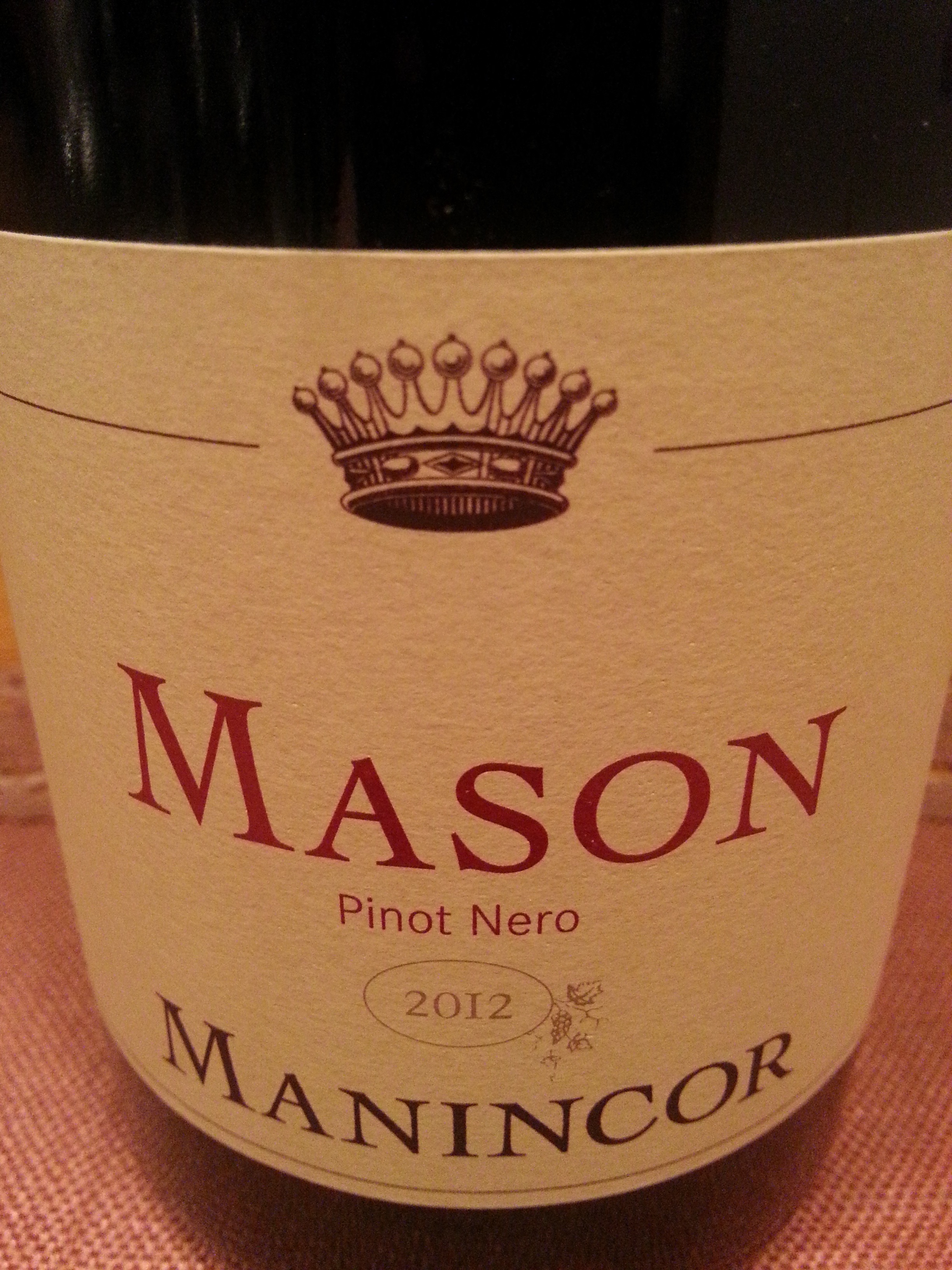 2012 Pinot Nero Mason | Manincor