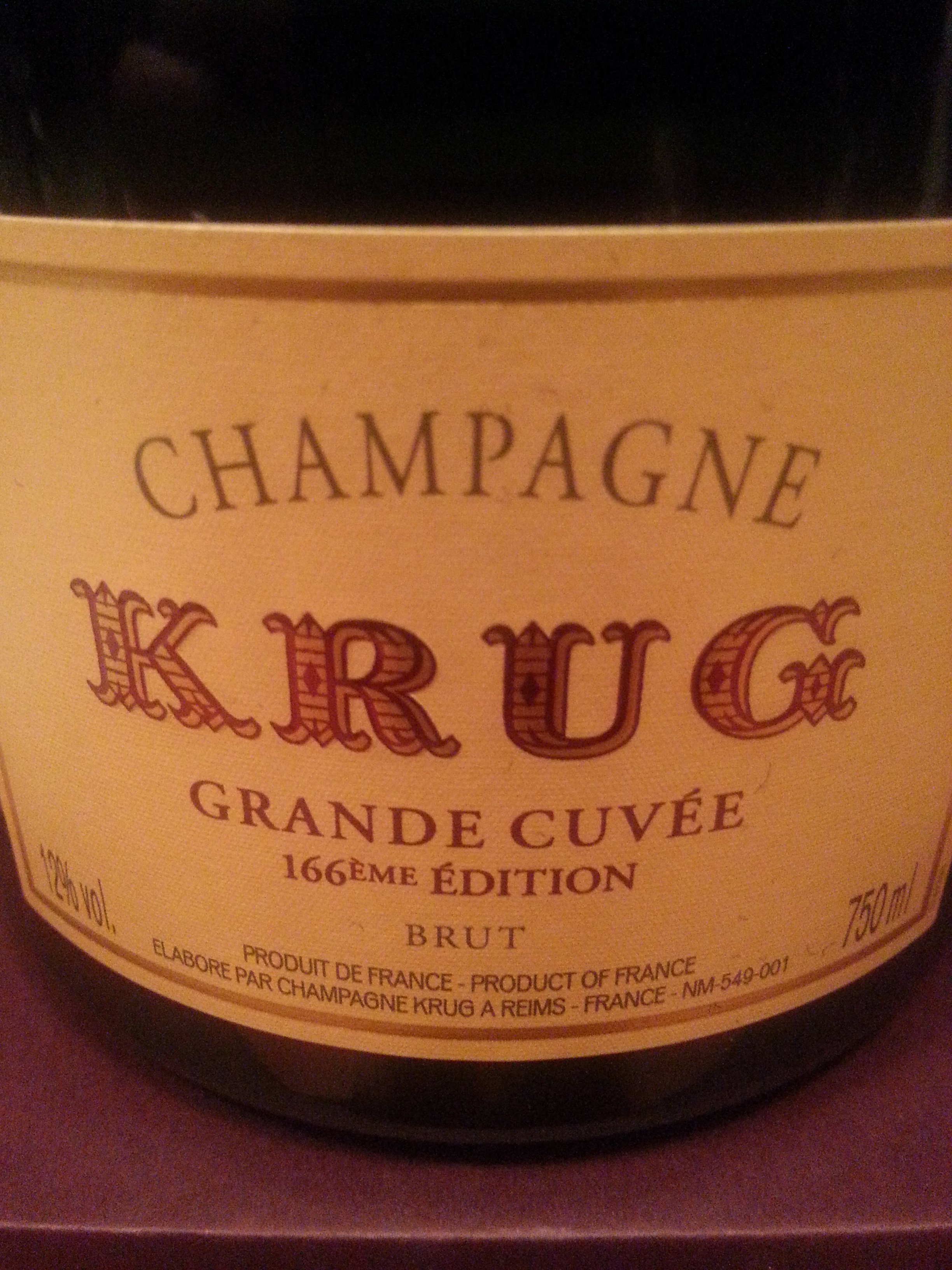 -nv- 166ème Champagne La Grande Cuvée | Krug