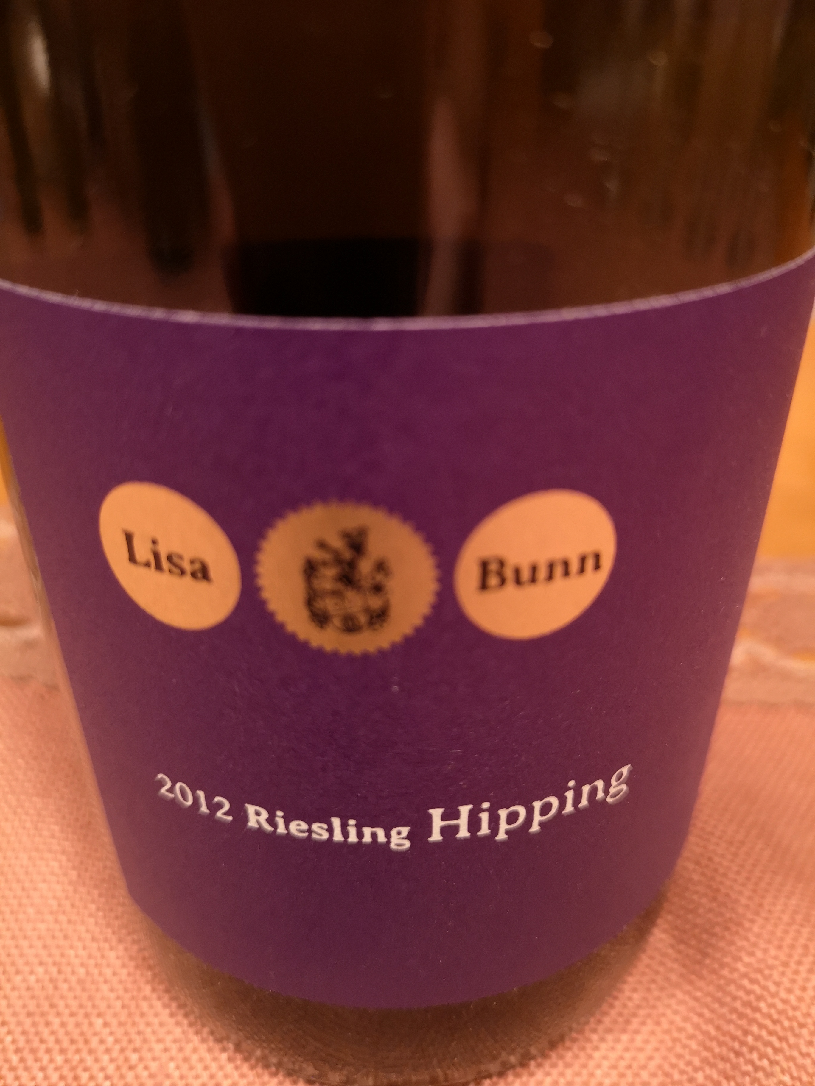 2012 Riesling Hipping | Lisa Bunn