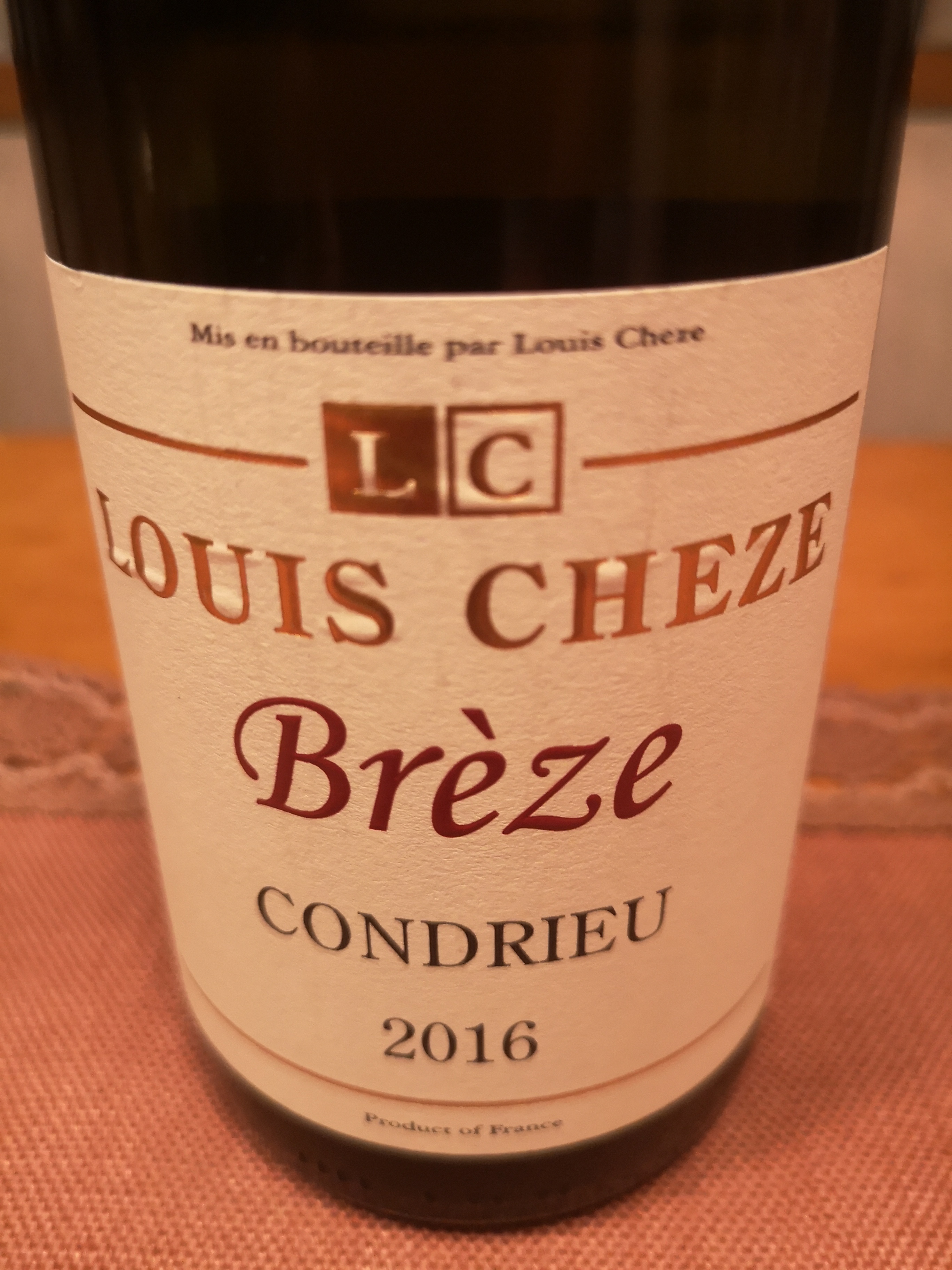 2016 Brèze Condrieu | Louis Cheze