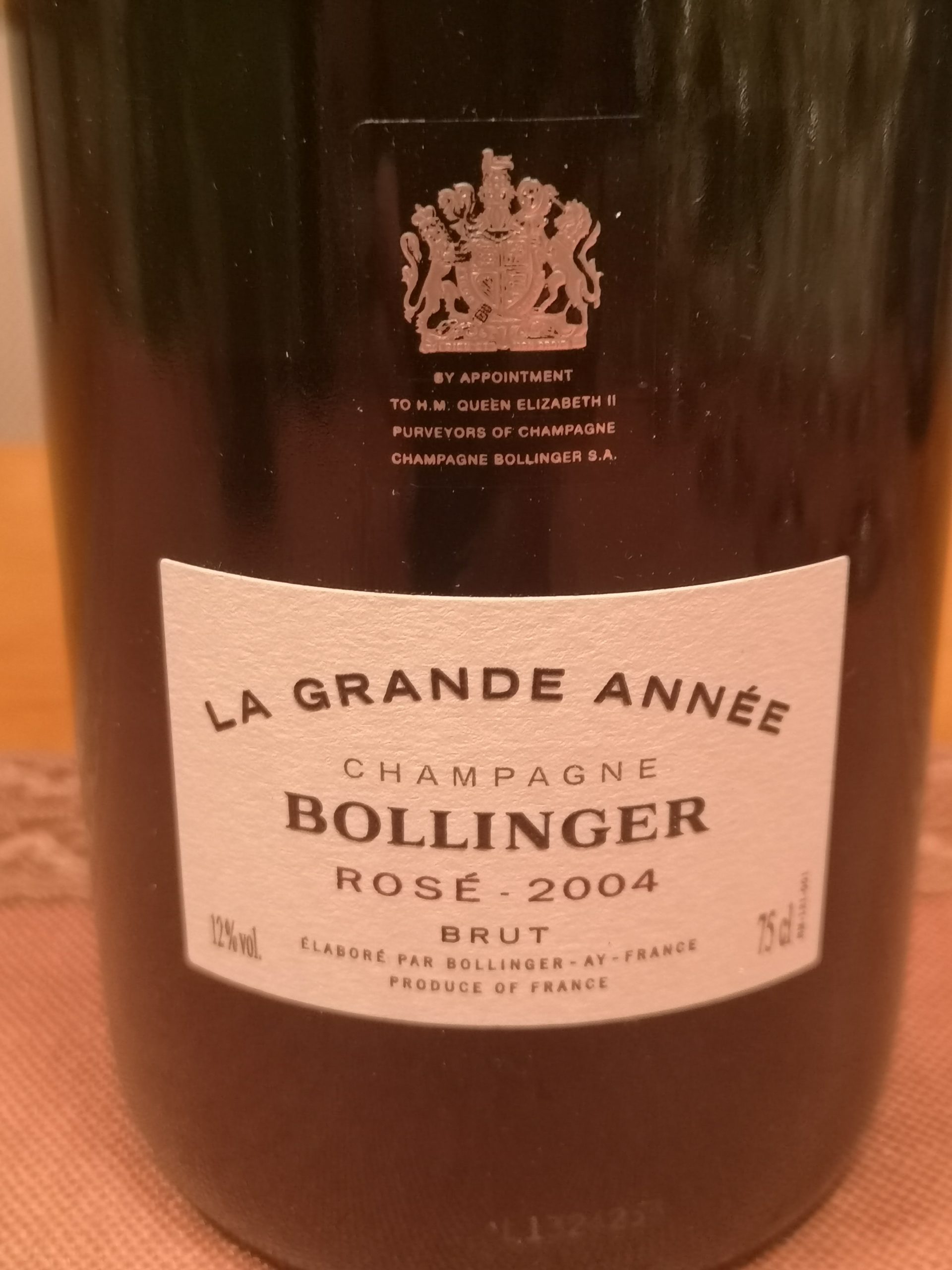 2004 Champagne La Grande Année Rosé | Bollinger