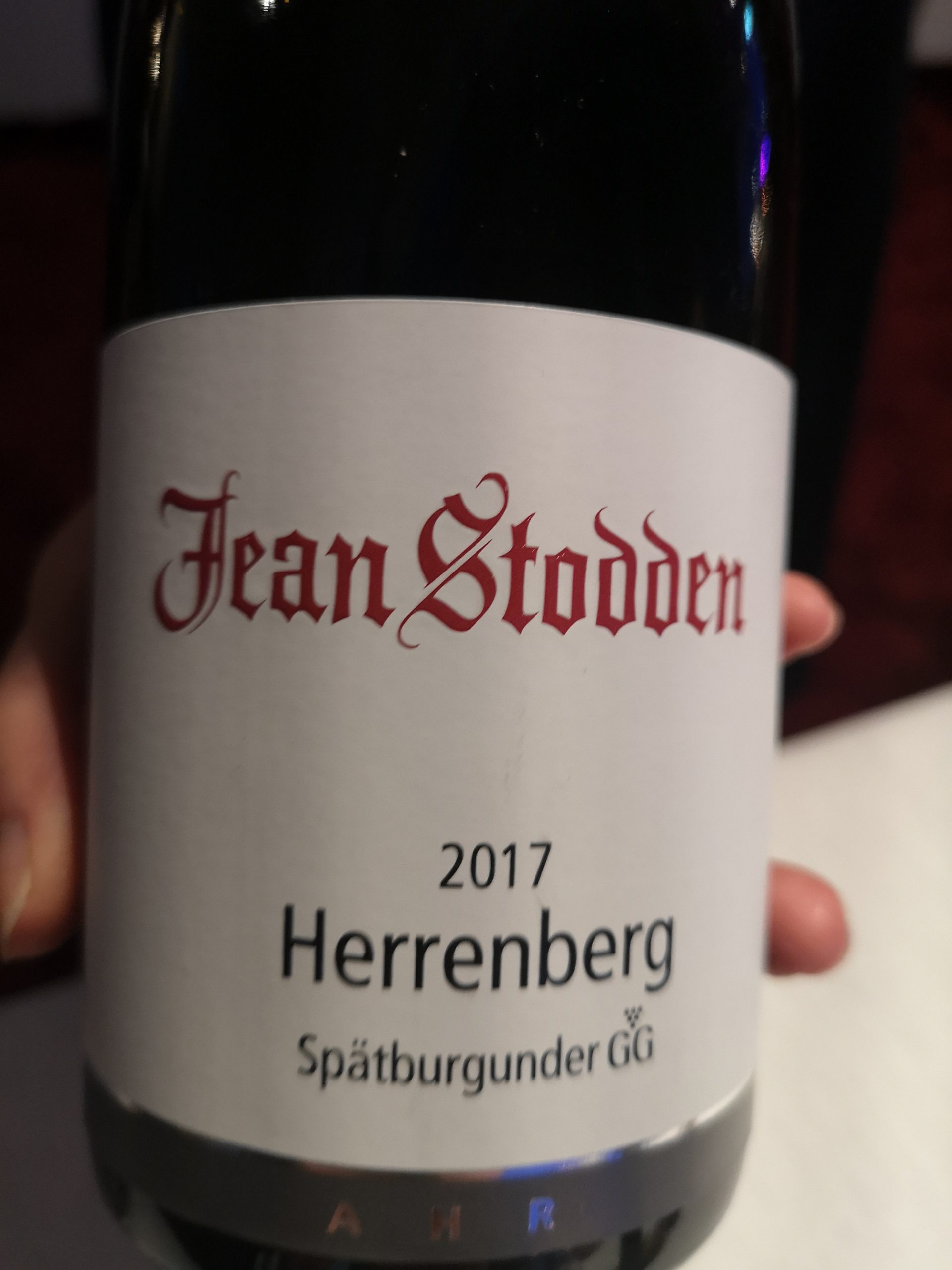 2017 Spätburgunder Recher Herrenberg GG | Jean Stodden