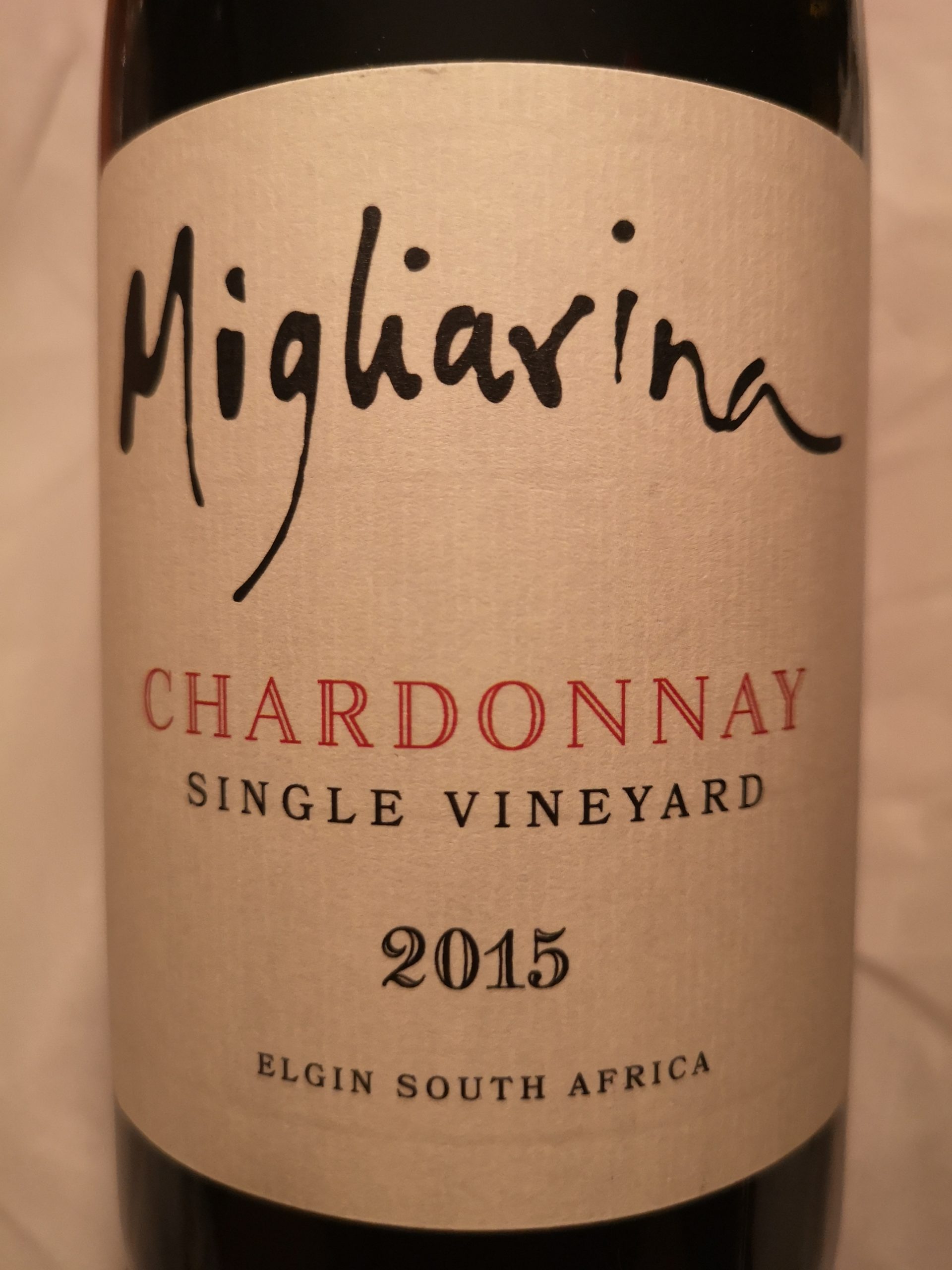 2015 Chardonnay Single Vineyard | Migliarina