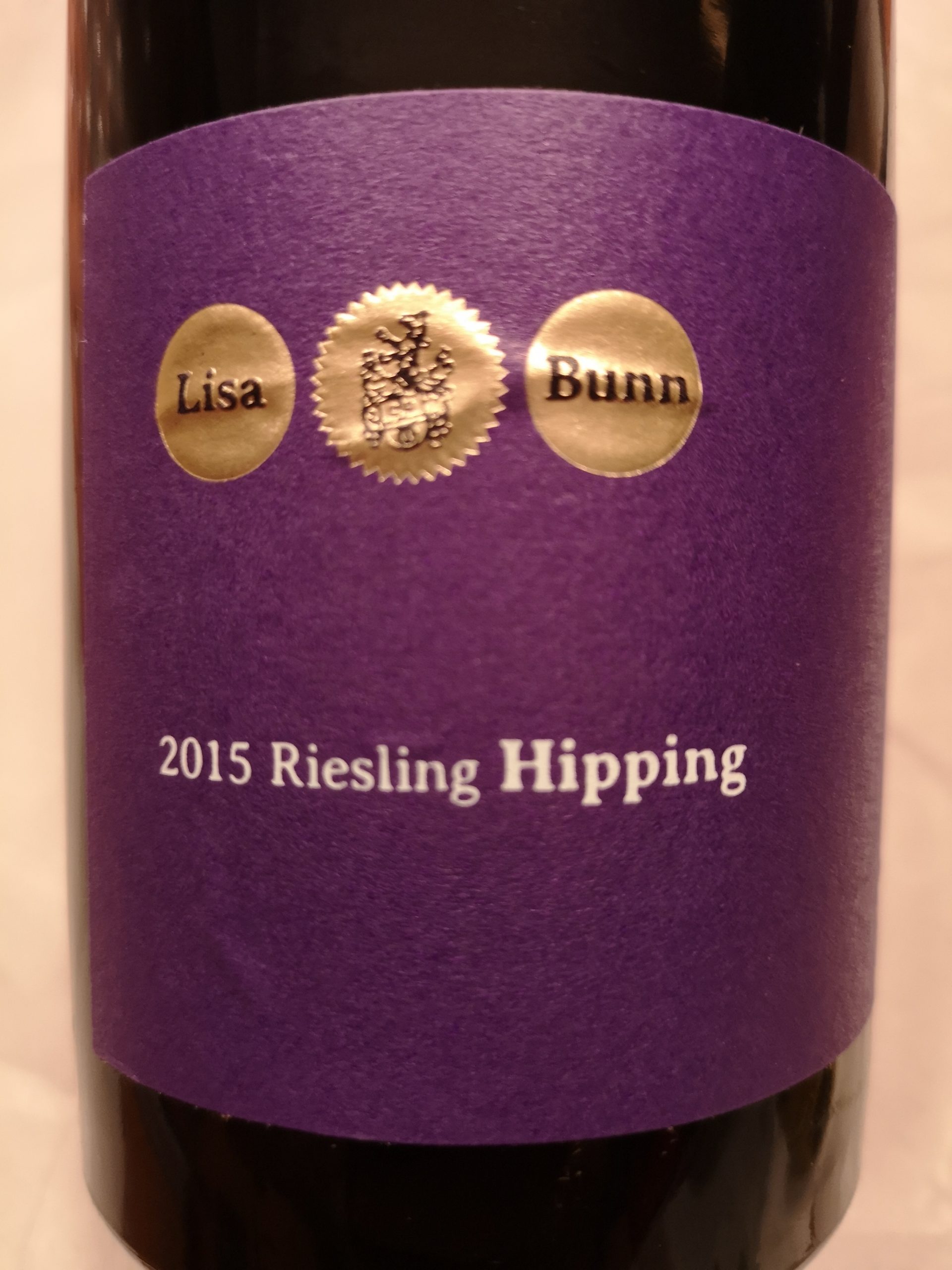 2015 Riesling Hipping | Lisa Bunn