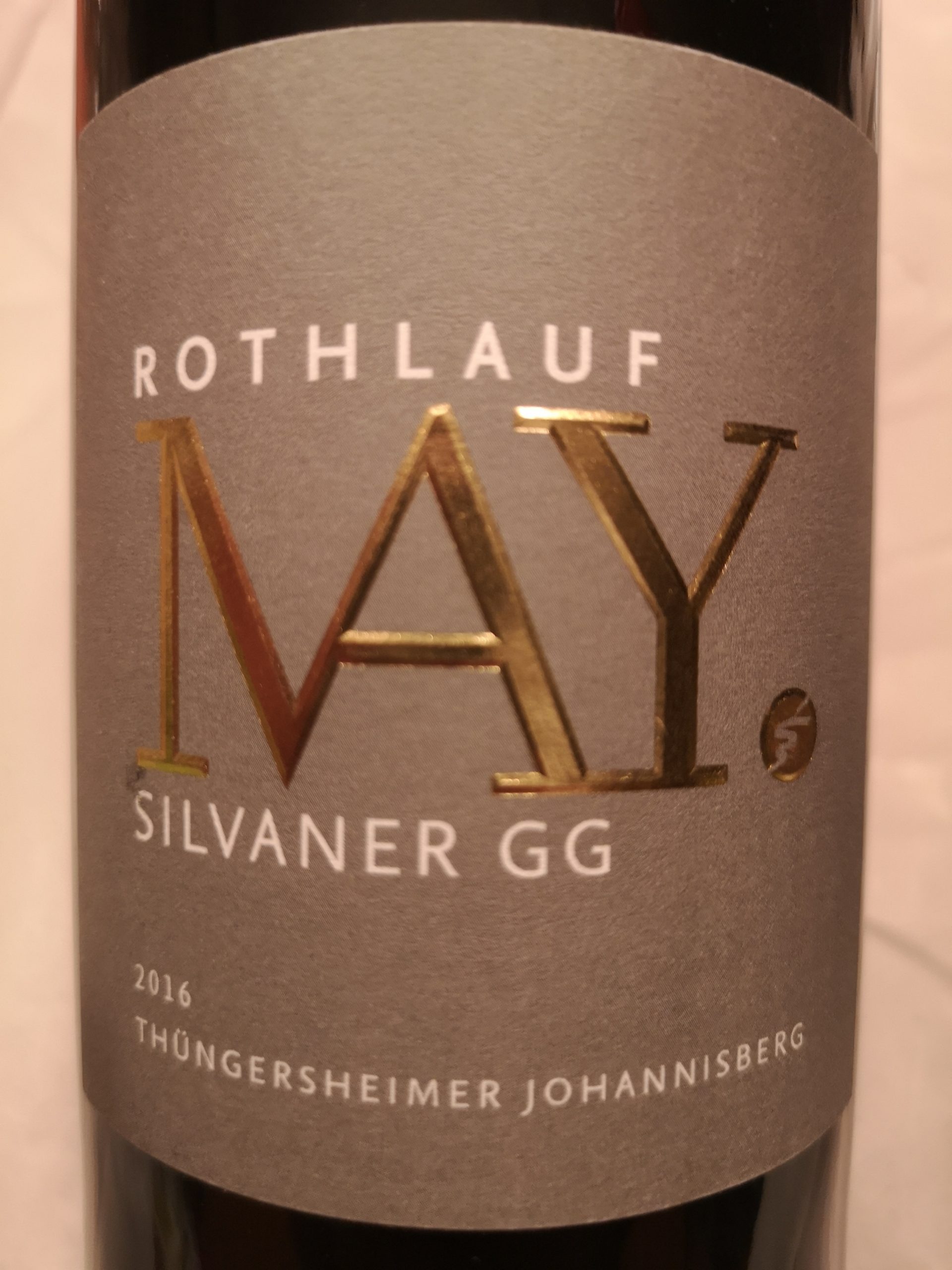 2016 Silvaner Thüngersheimer Johannisberg Rothlauf GG | May