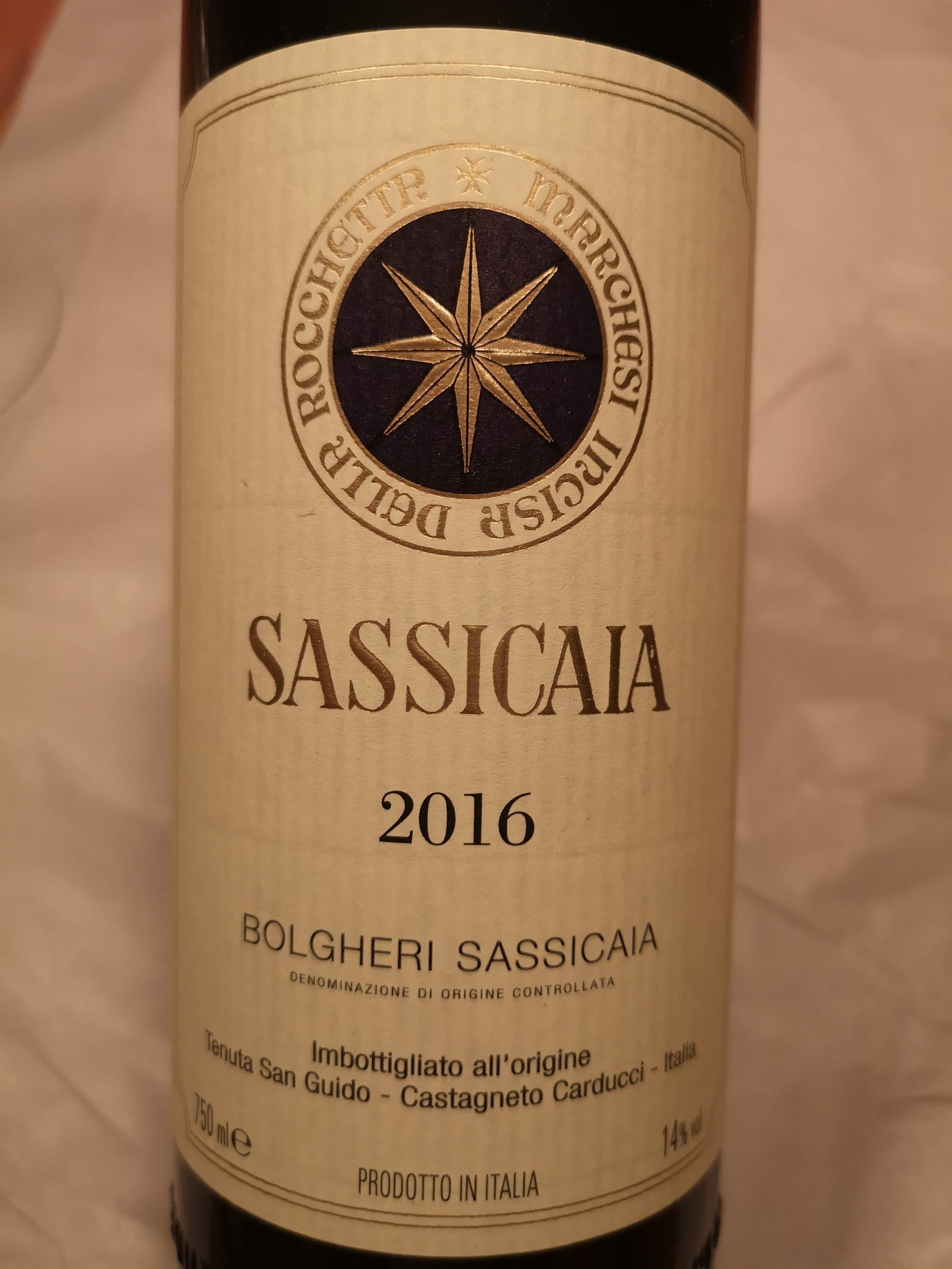 2016 Sassicaia | Tenuta San Guido