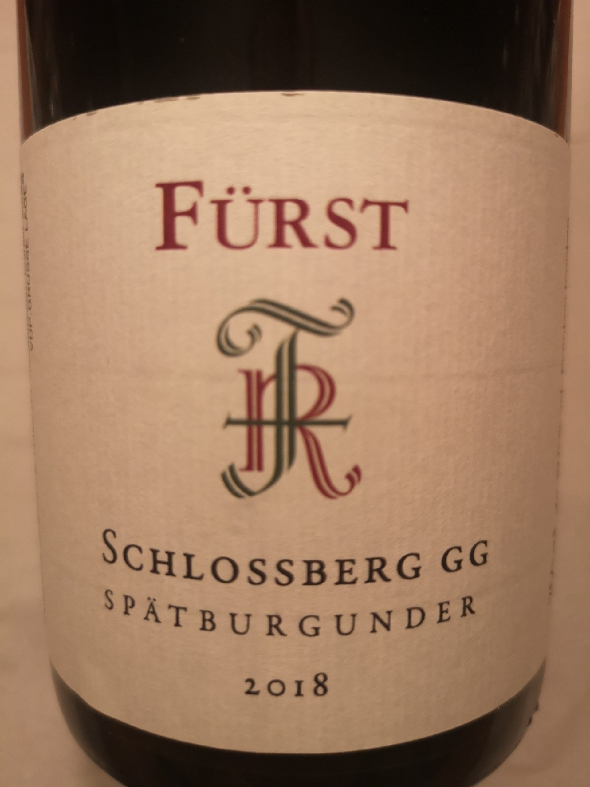 2018 Spätburgunder Schlossberg GG | Fürst