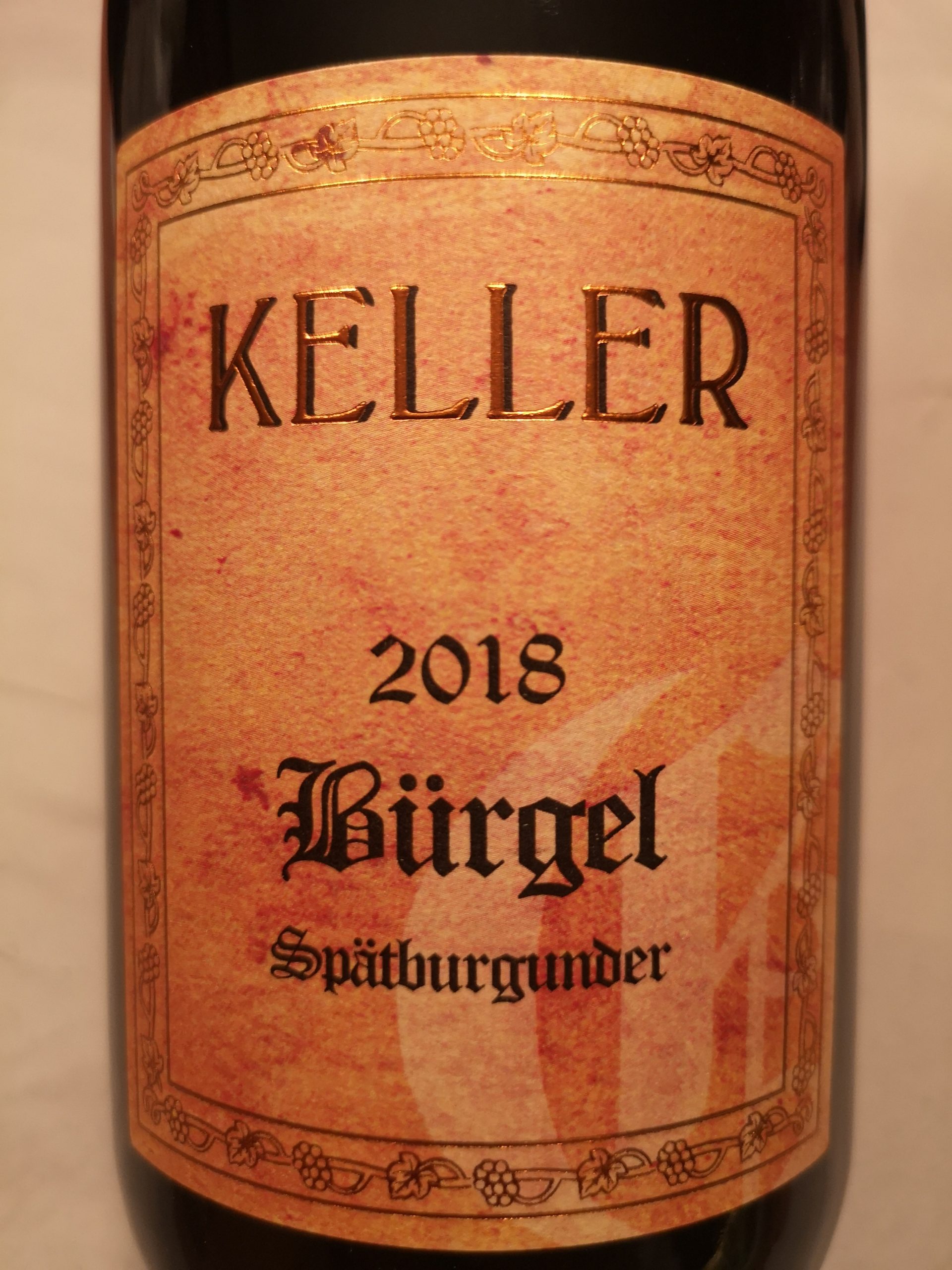 2018 Spätburgunder Bürgel GG | Keller