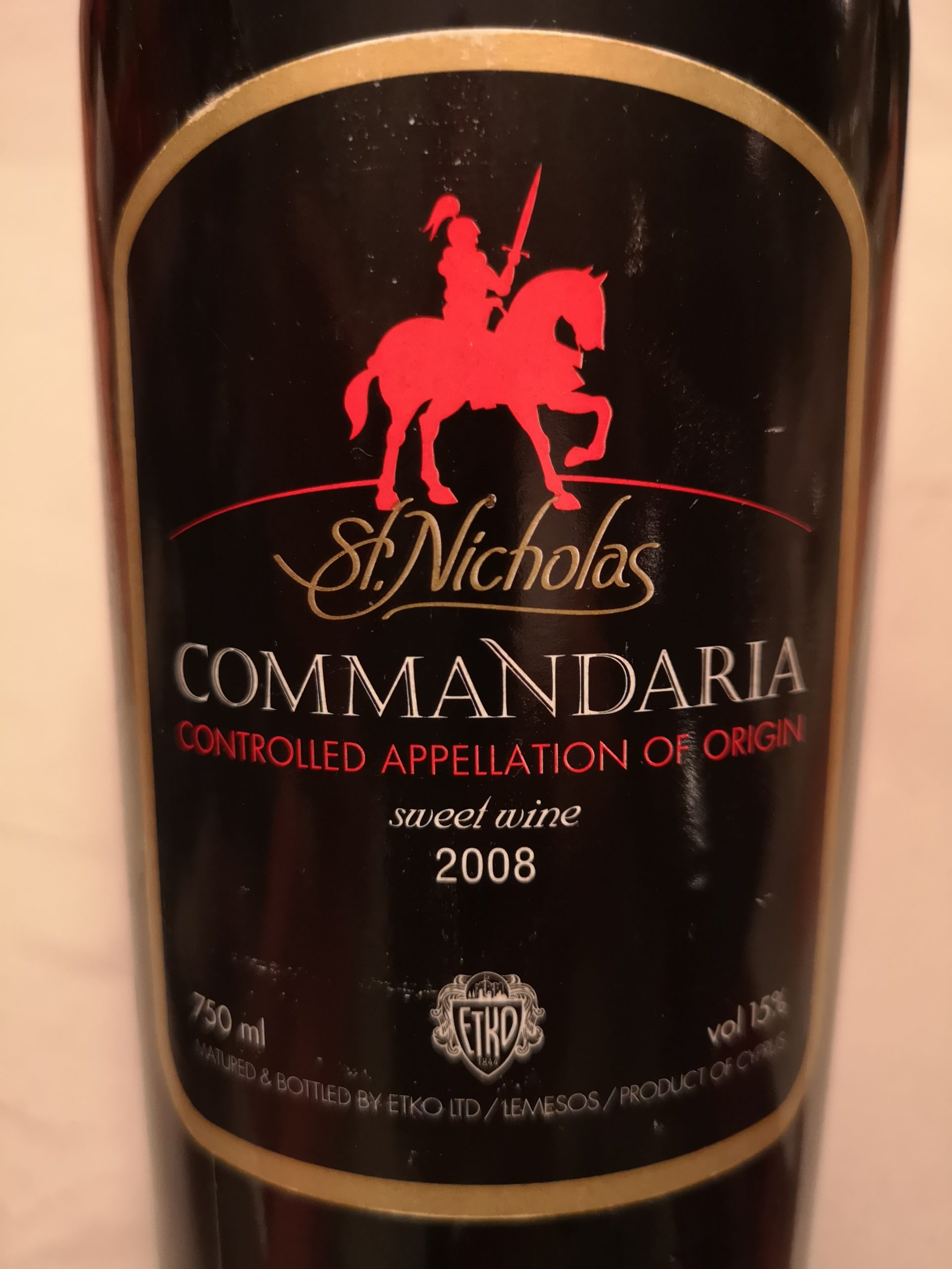 2008 Commandaria St. Nicholas | Etko