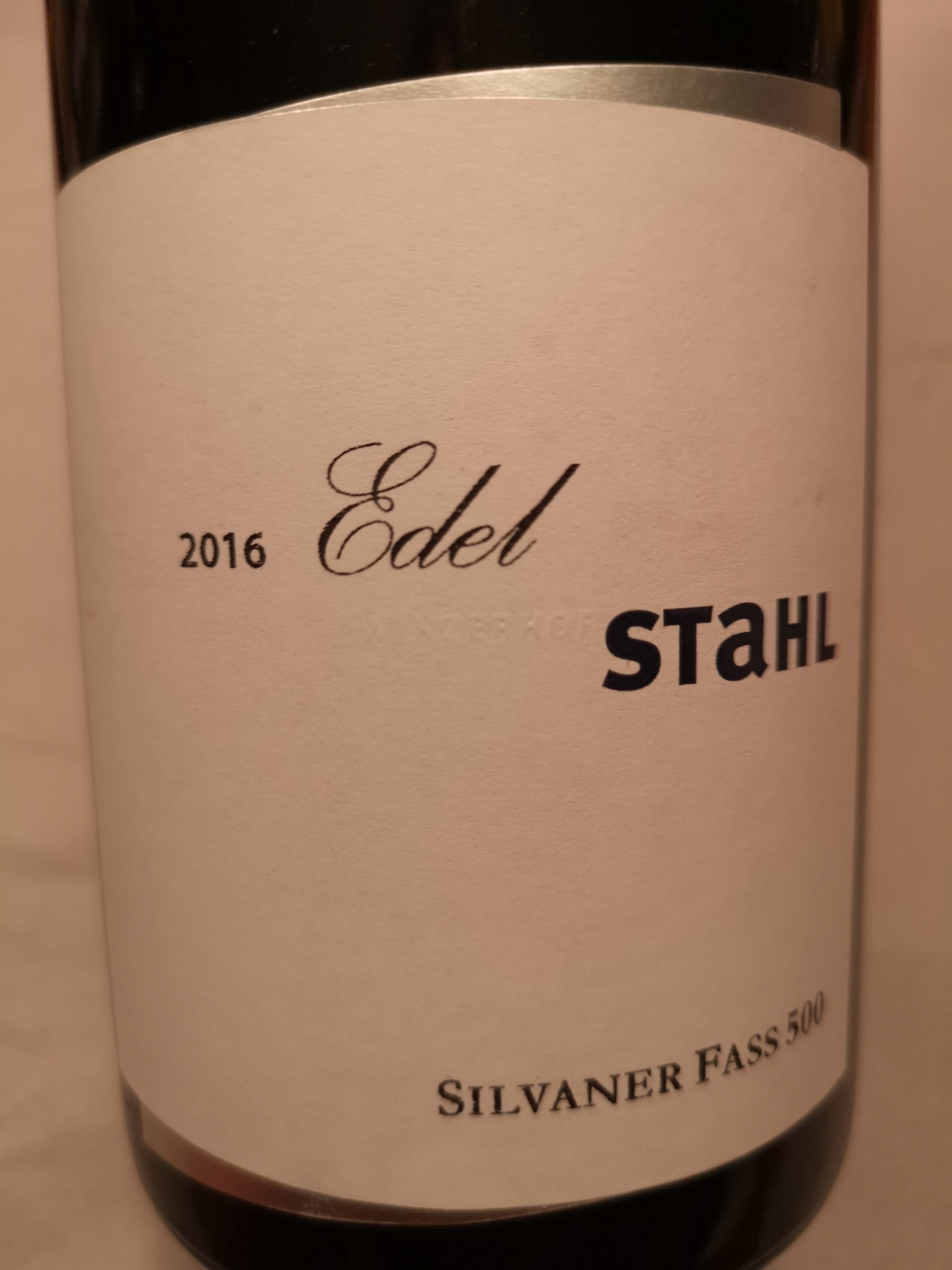 2016 Silvaner EdelStahl Fass500 | Stahl