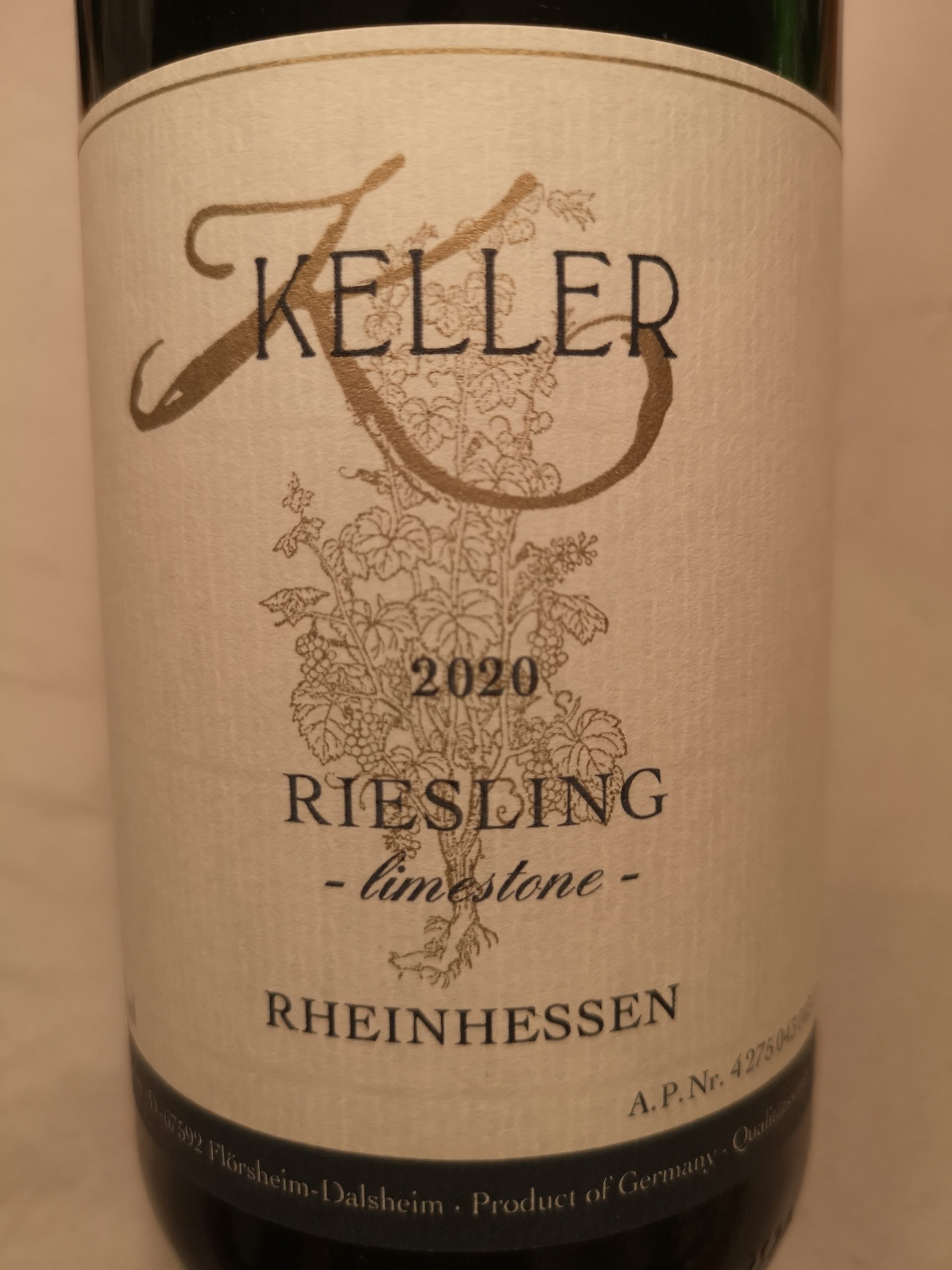 2020 Riesling limestone | Keller