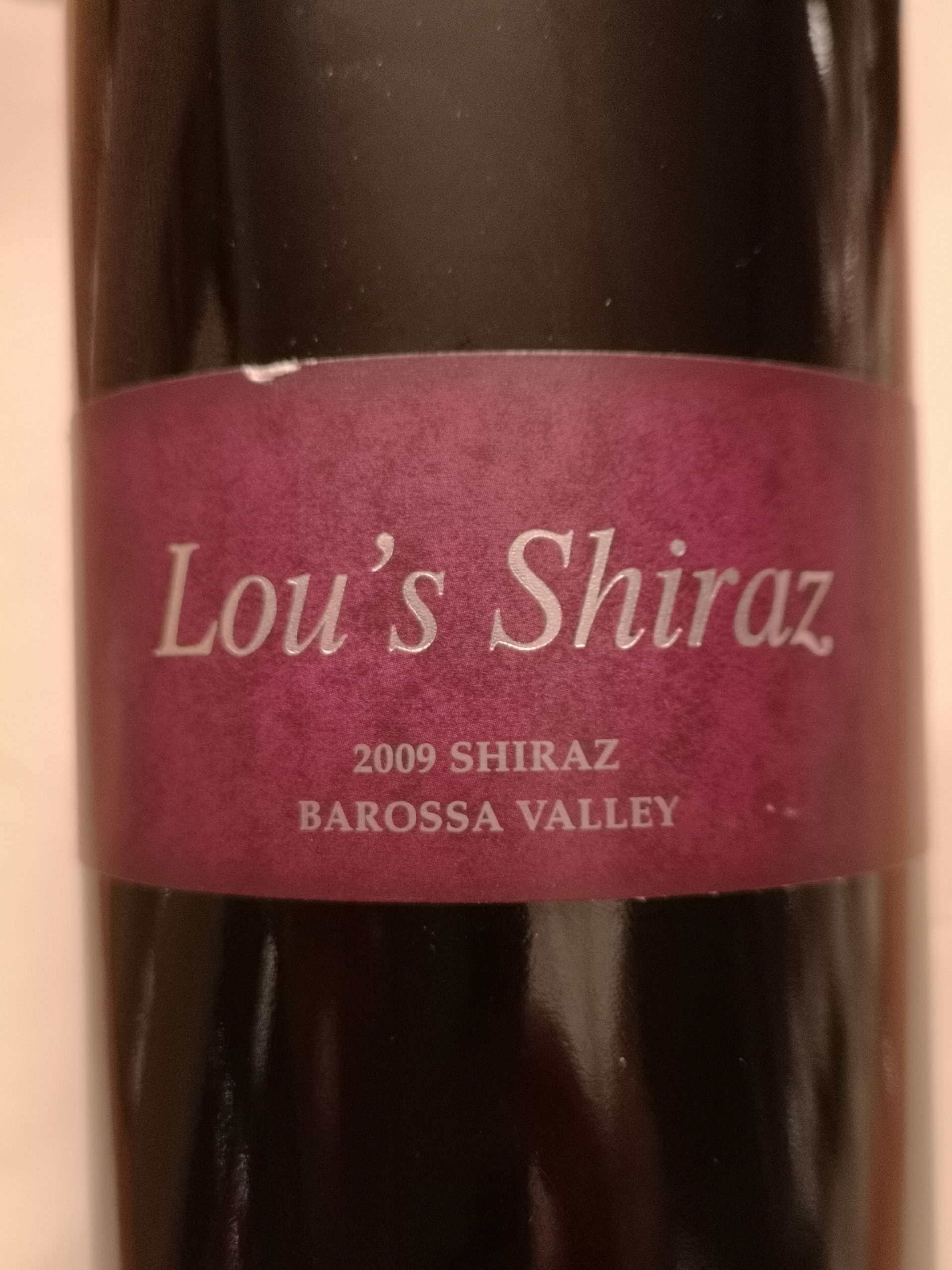 2009 Lou’s Shiraz | Lou Miranda Estate
