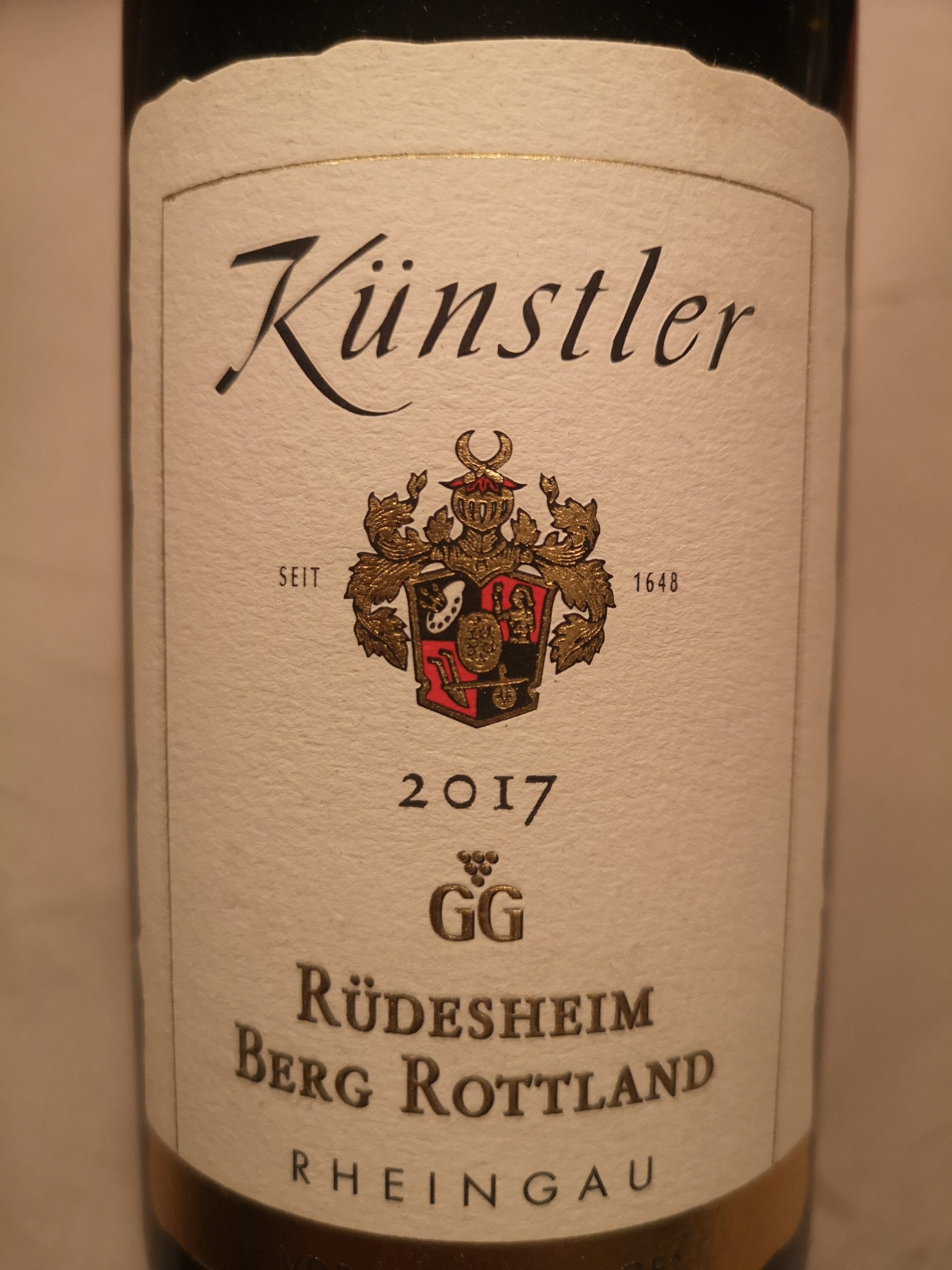 2017 Riesling Rüdesheimer Berg Rottland GG | Künstler
