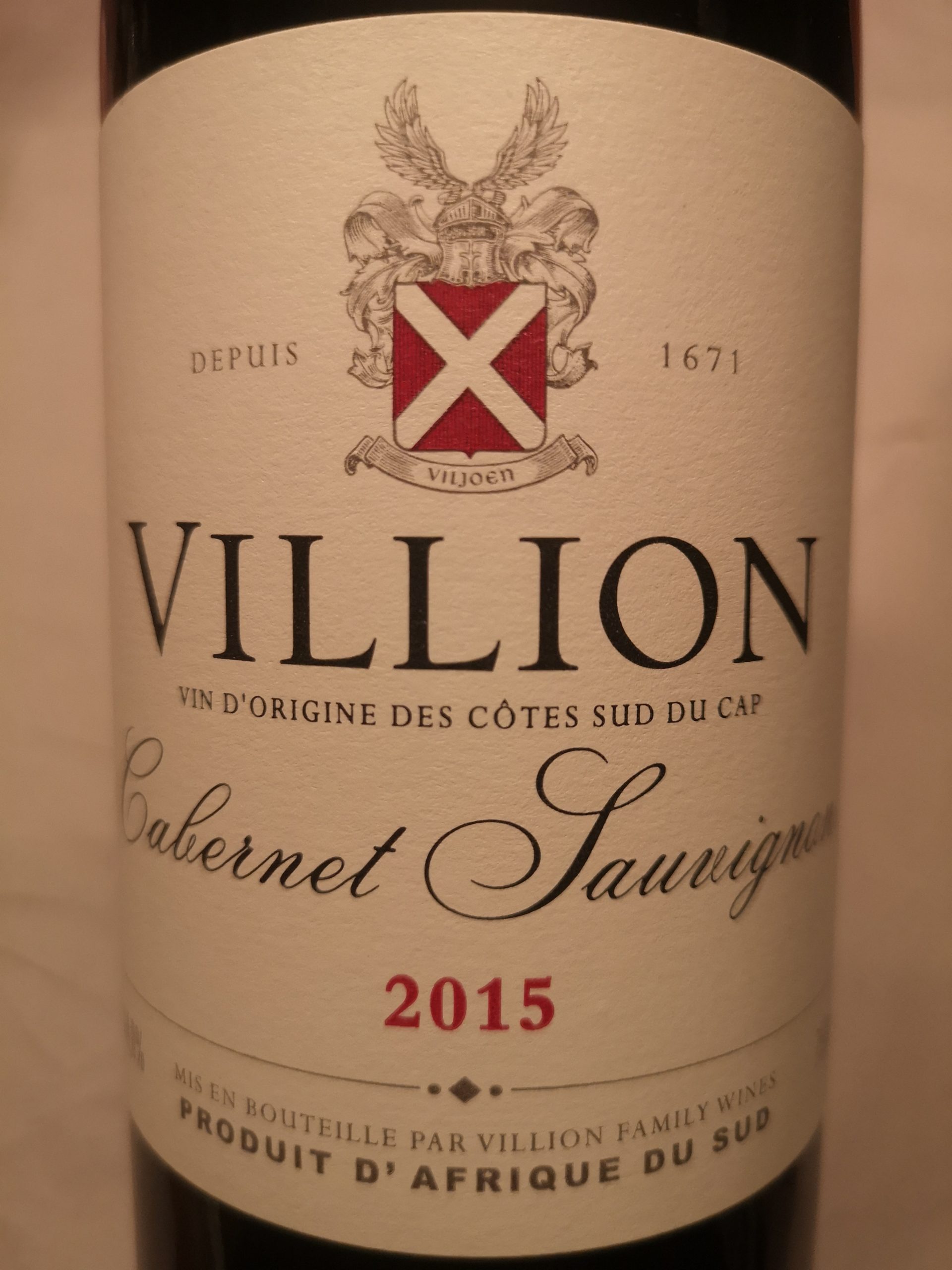 2015 Cabernet Sauvignon | Villion