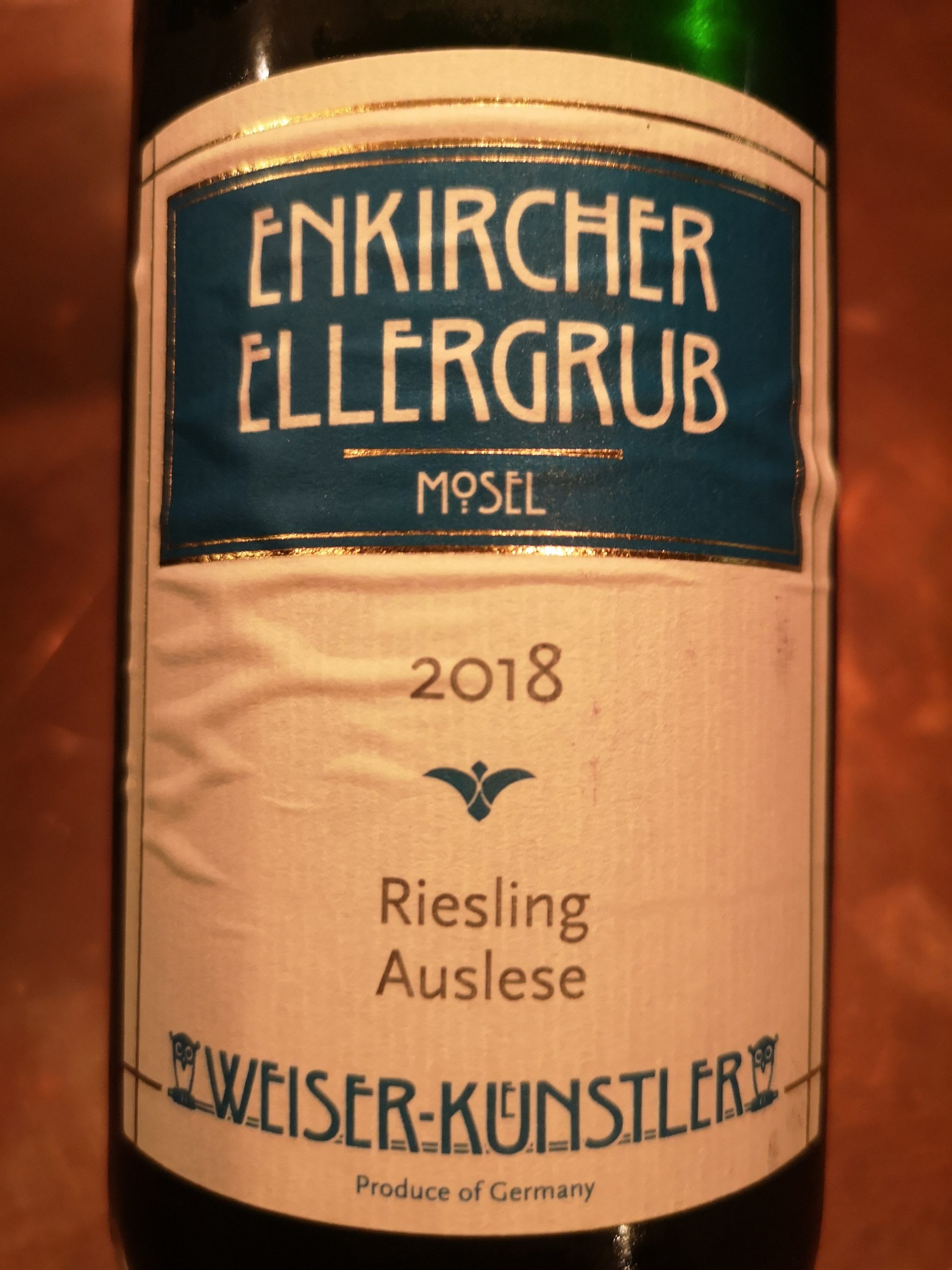 2018 Riesling Auslese Enkircher Ellergrub | Weiser-Künstler